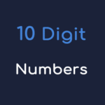 Random 10 Digit Number Generator