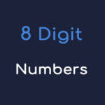 Random 8 Digit Number Generator