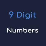 Random 9 Digit Number Generator